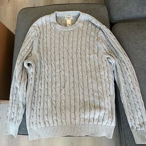 LL Bean Cable Knit Sweater Tall
